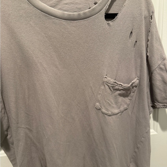 We The Free Distressed Gray Top Size L - Picture 4 of 12